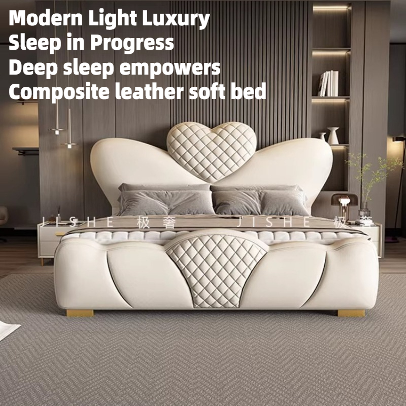 King Size Bed Frame With Storage Drawers - Lit double 200x220cm avec cadre et