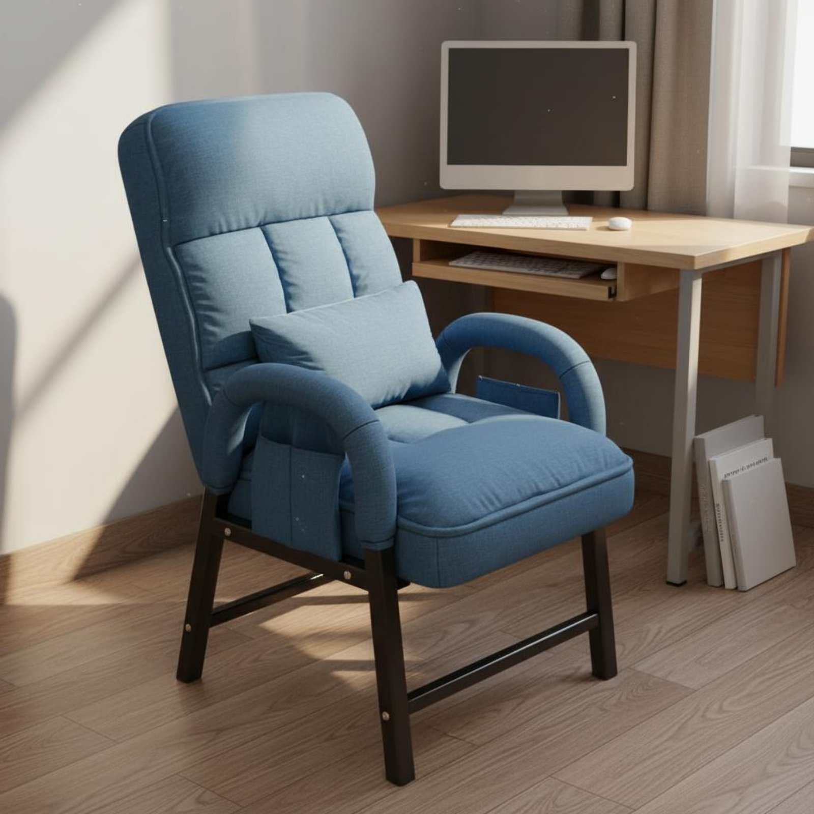 Office Furniture - Fauteuil inclinable textilène à dossier haut