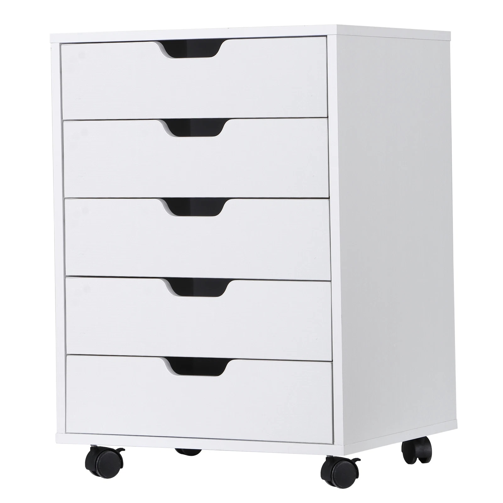 Bedroom Furniture - Commode à 5 tiroirs en bois