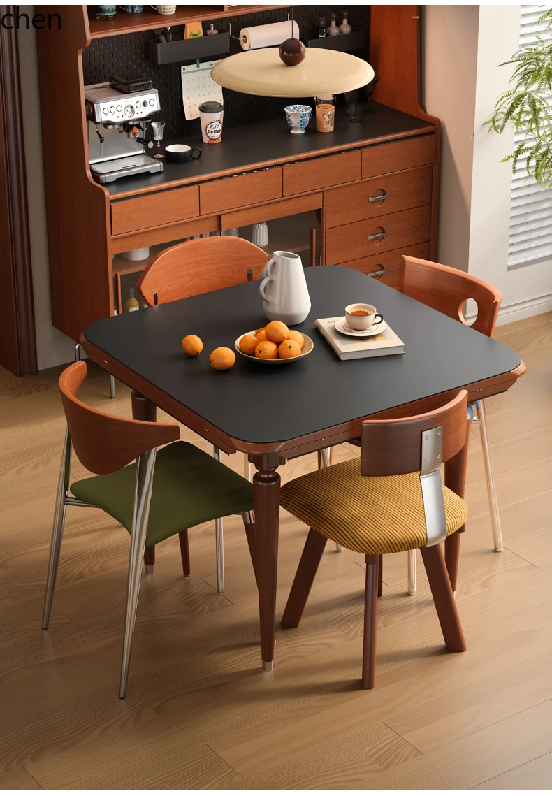 Tables - Table à manger télescopique en bois