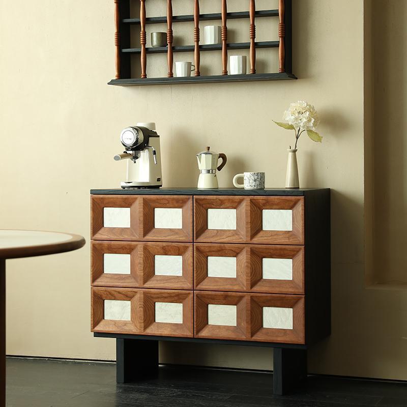 Storage - Armoire médiévale à six tiroirs, armoire