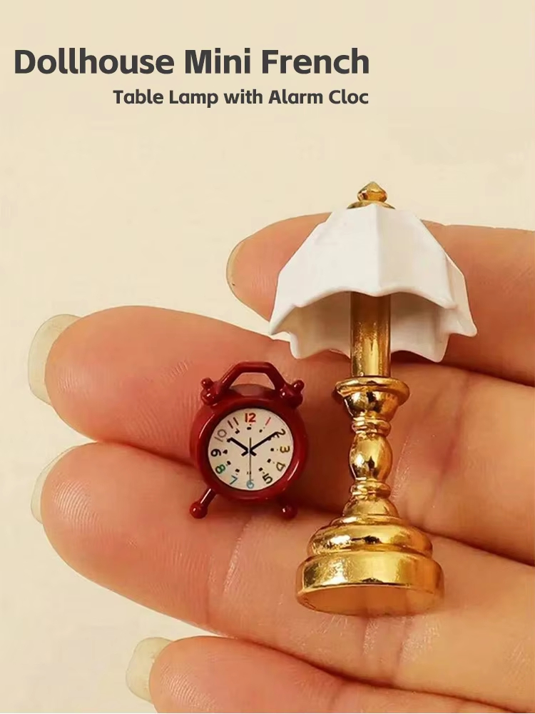 Bedroom Furniture - Mini lampe de table française pour