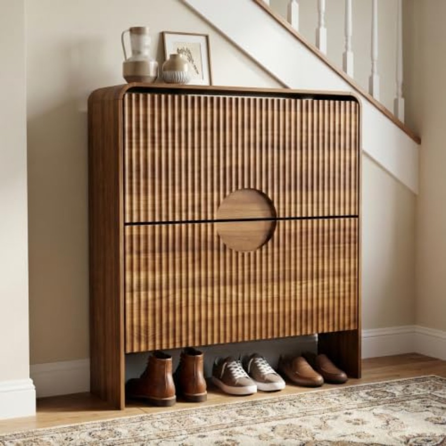 Shoe Rack Cabinet Narrow Entryway - Meuble à chaussures étroit pour l'entrée,