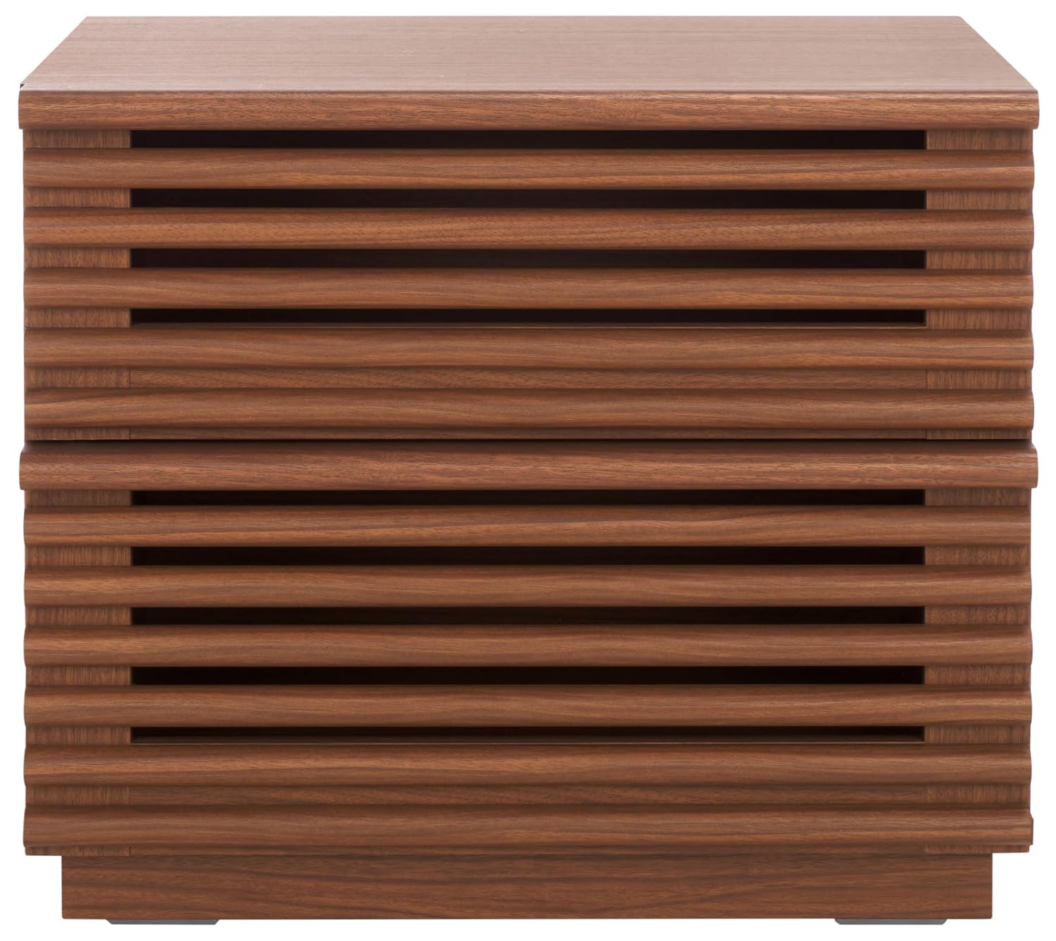Table de chevet Averi en noyer - Solid Wood Nightstand 2 Drawers avis et prix