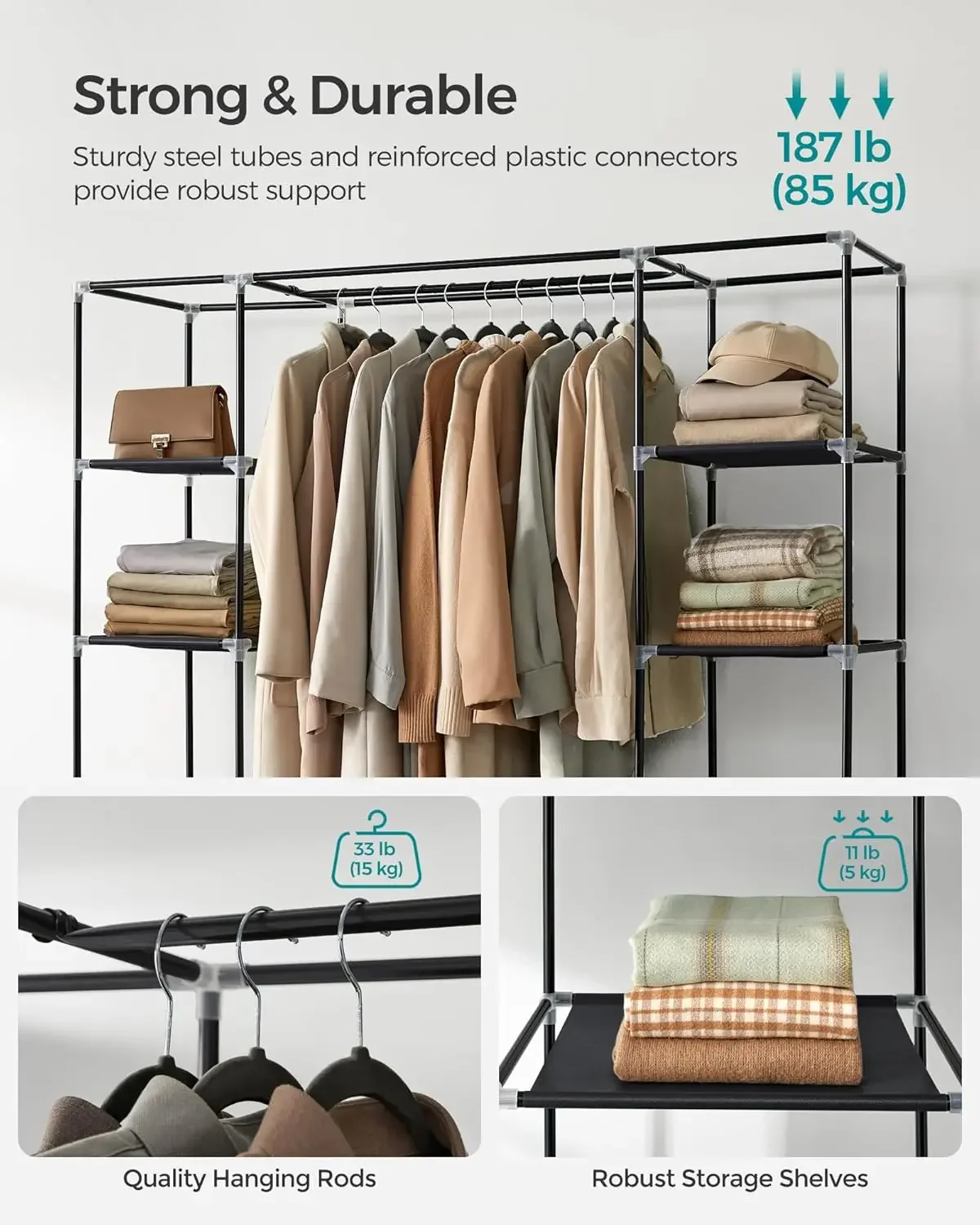 Armoire portable Cheng-Closet  - Wardrobe Closet Portable Fabric Cover avis et prix