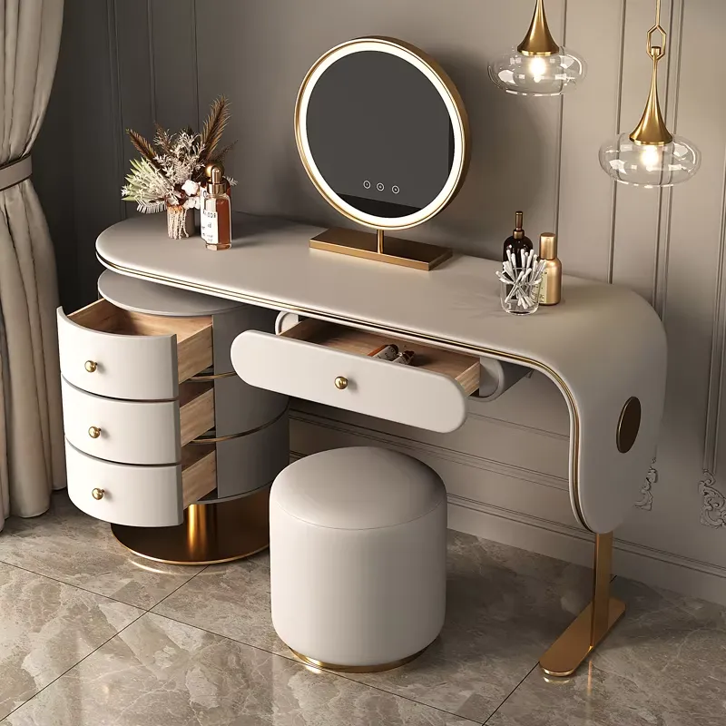 Ensemble coiffeuse en bois sur - Dressing Table Vanity With Lighted Mirror avis et prix