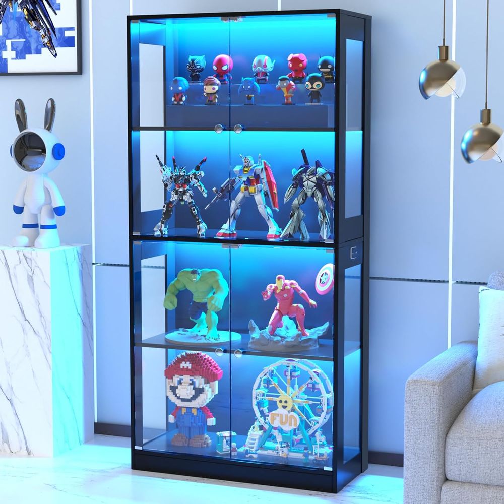 Vitrine à portes vitrées 65 po - Storage avis et prix