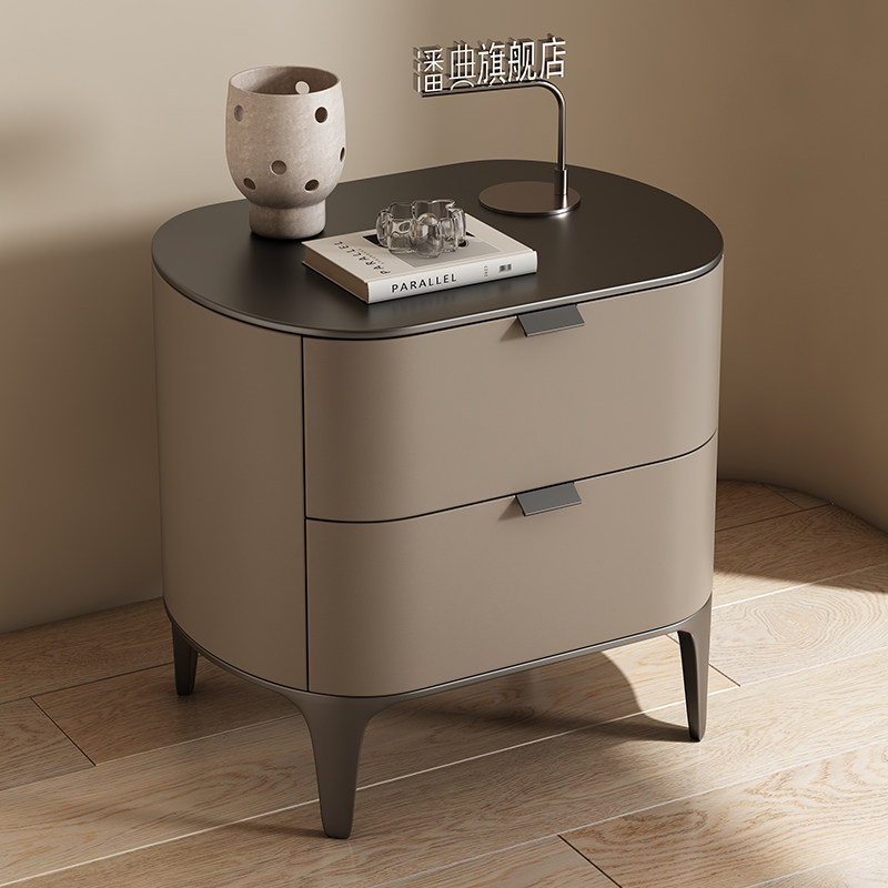 Tables de chevet de luxe en cu - Solid Wood Nightstand 2 Drawers avis et prix