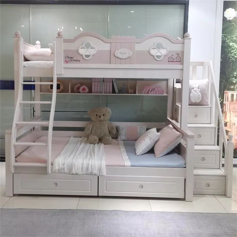 Lit superposé moderne de luxe  - Bunk Bed With Stairs And Slide avis et prix