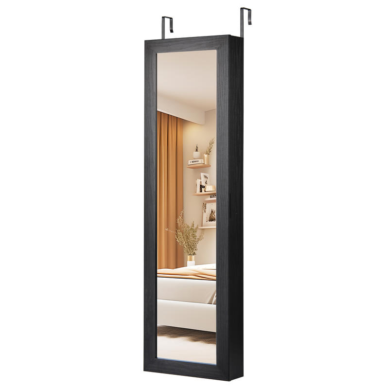 Armoire à bijoux sécurisée mur - Full Length Mirror Jewelry Armoire avis et prix