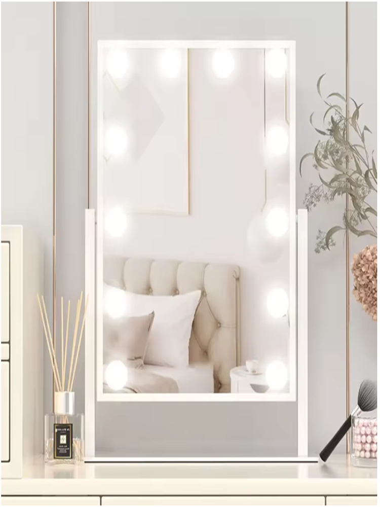 Ampoules LED détachables pour  - Dressing Table Vanity With Lighted Mirror avis et prix