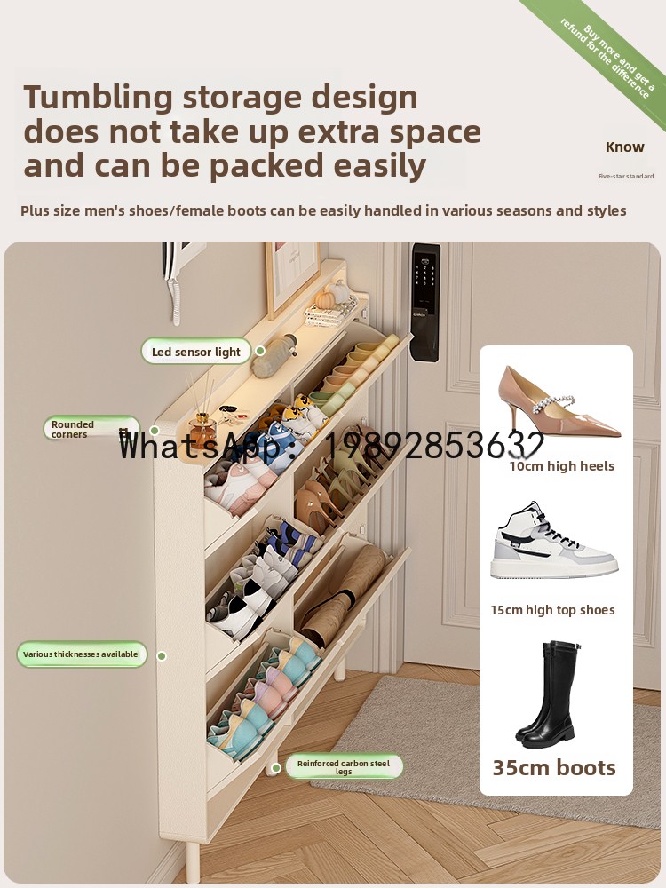 LYY armoire à chaussures pour  - Shoe Rack Cabinet Narrow Entryway avis et prix