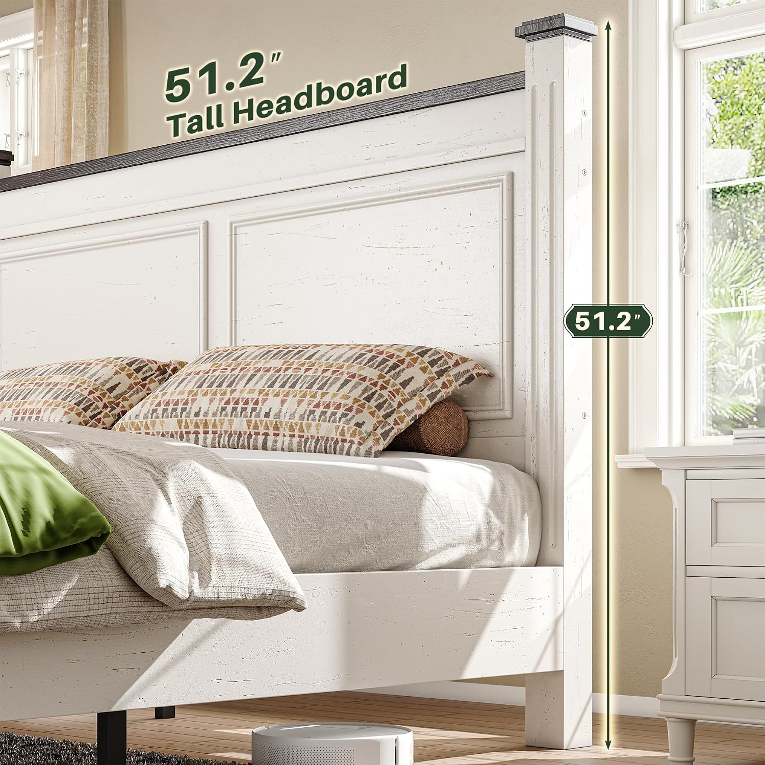Cadre de lit King Size avec tê - King Size Bed Frame With Storage Drawers avis et prix