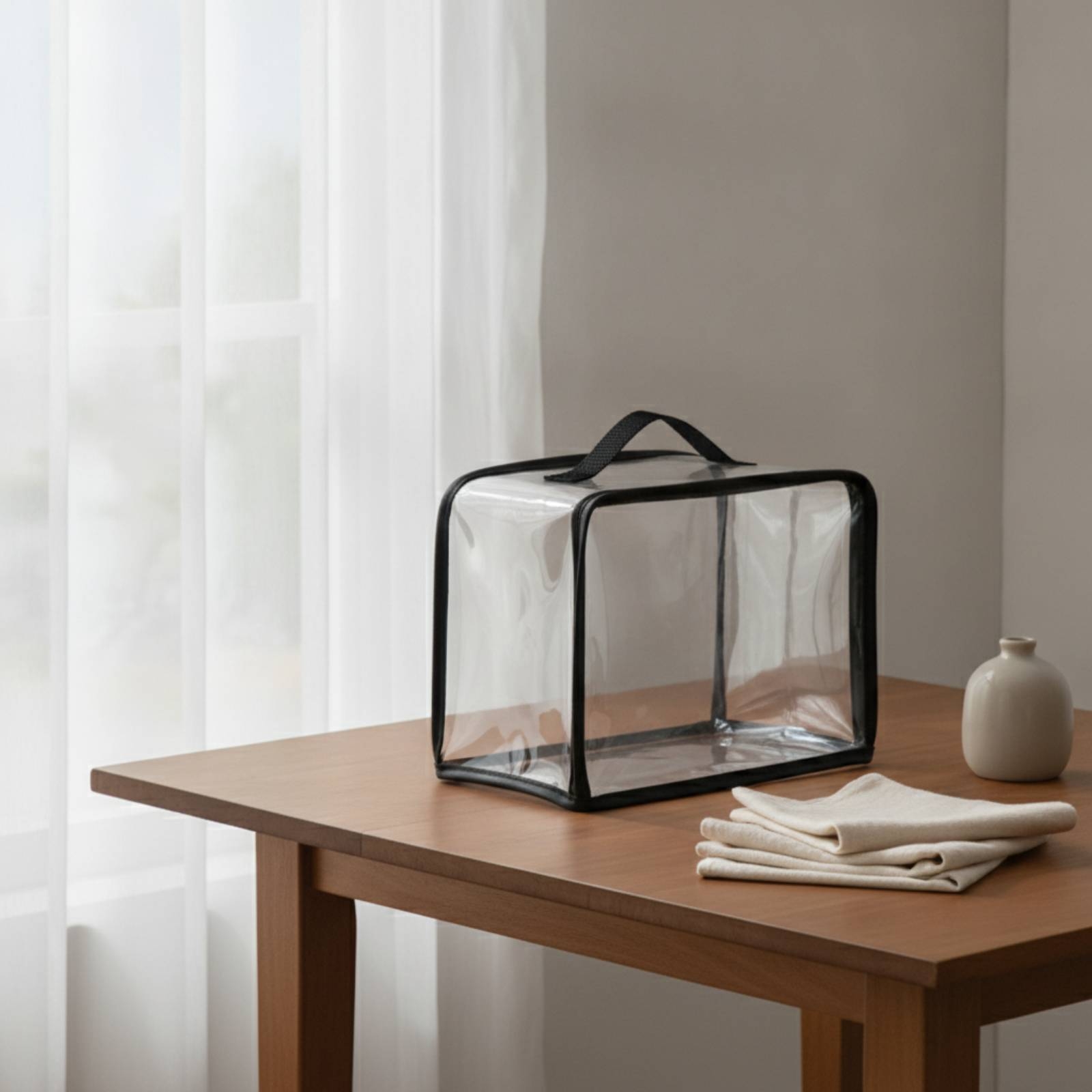 Housse de rangement transparen - Wardrobe Closet Portable Fabric Cover avis et prix