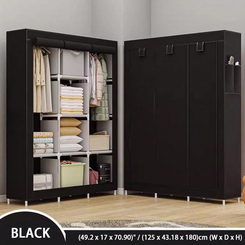 Armoire portable de 71 pouces, - Wardrobe Closet Portable Fabric Cover avis et prix