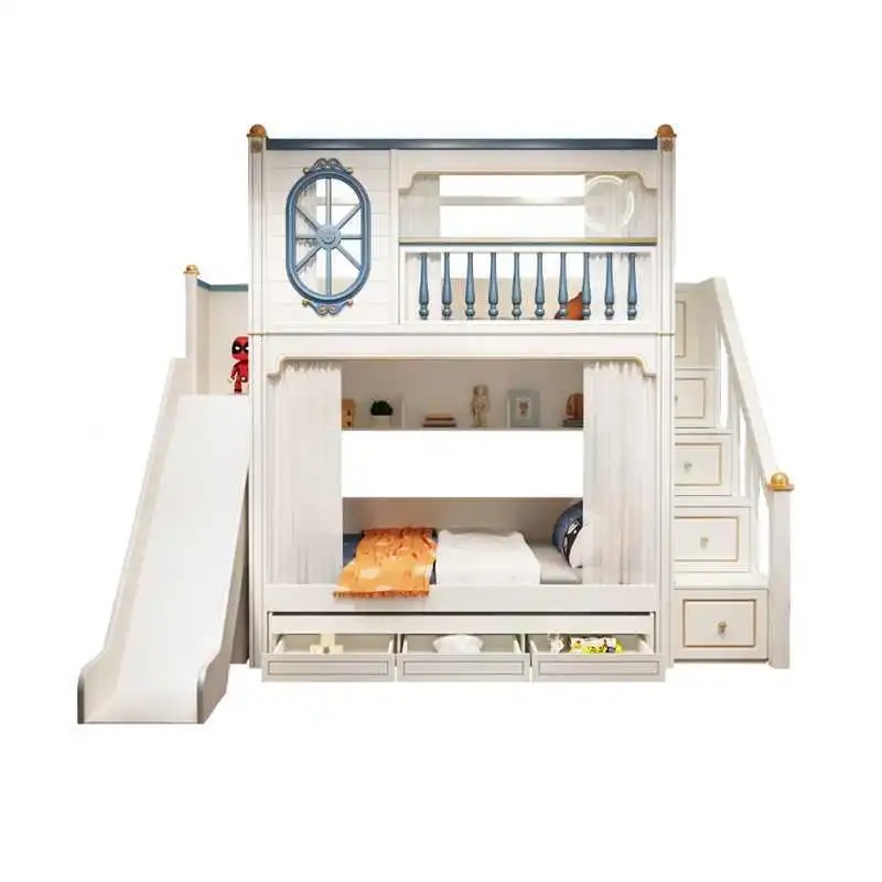 -Pour les lits superposés de m - Bunk Bed With Stairs And Slide avis et prix