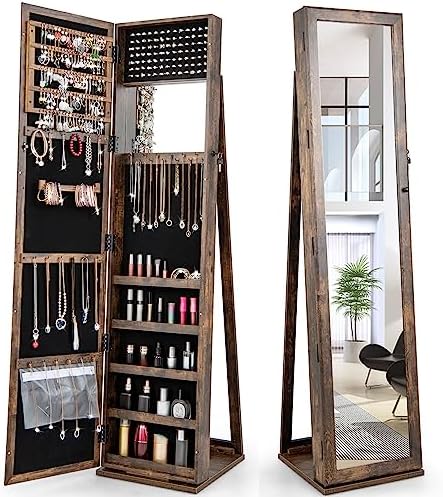 Armoire à bijoux avec miroir p - Full Length Mirror Jewelry Armoire avis et prix
