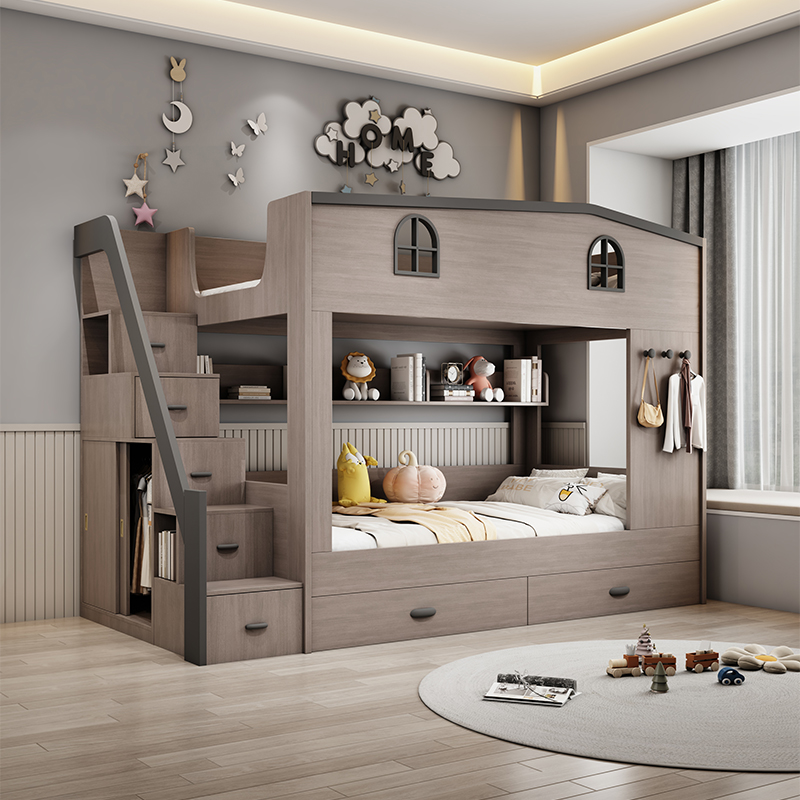 Lits nordiques à deux étages p - Bunk Bed With Stairs And Slide avis et prix
