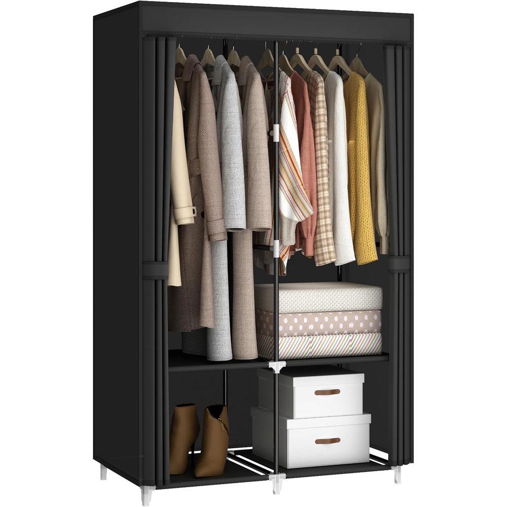 Armoire portable pour petite p - Wardrobe Closet Portable Fabric Cover avis et prix