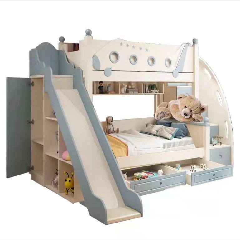 Lit superposé de Style princes - Bunk Bed With Stairs And Slide avis et prix