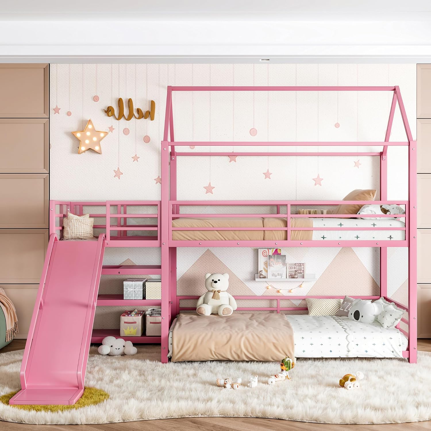 Lit superposé avec toboggan et - Bunk Bed With Stairs And Slide avis et prix