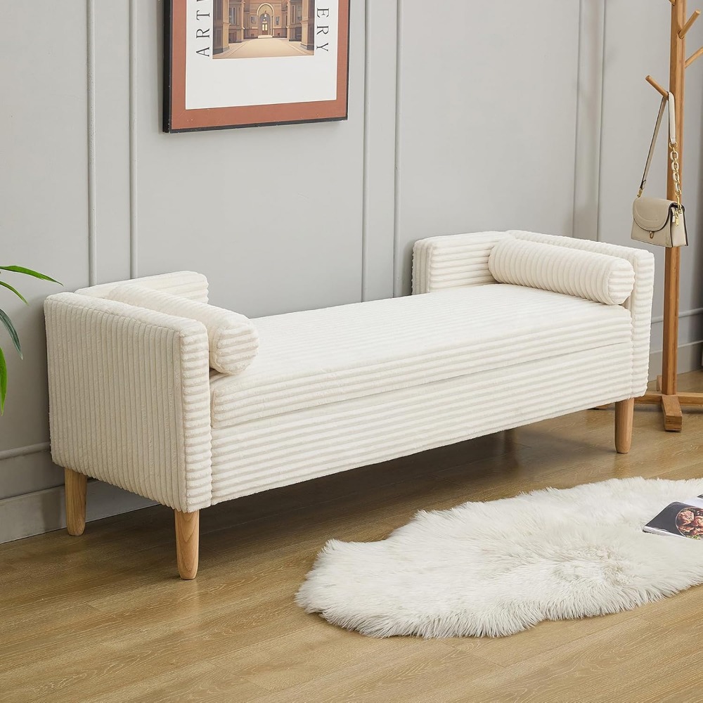 avec pied en bois, banc d'extr - Bedroom Furniture avis et prix