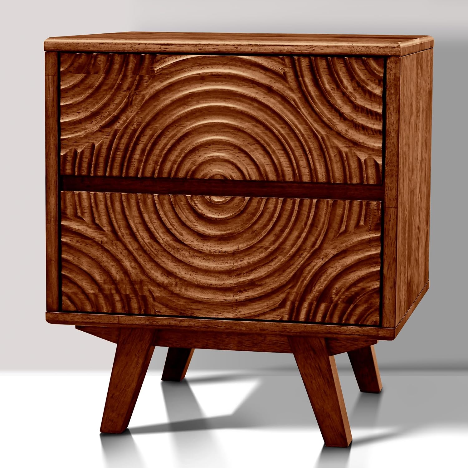 Table de chevet en bois massif - Solid Wood Nightstand 2 Drawers avis et prix