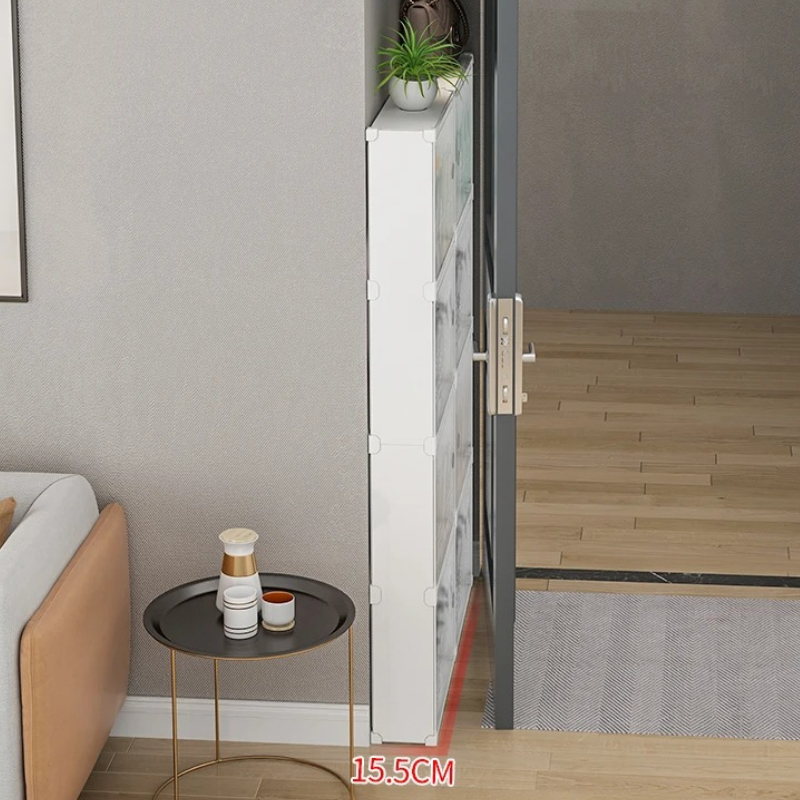 ‌ Étagère à chaussures sans pe - Shoe Rack Cabinet Narrow Entryway avis et prix