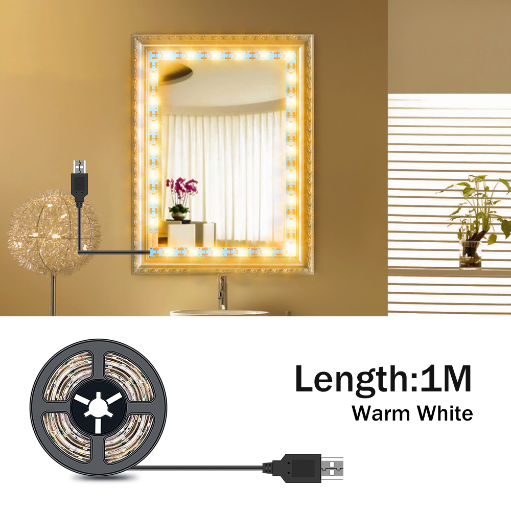 DC5V LED miroir de maquillage  - Dressing Table Vanity With Lighted Mirror avis et prix