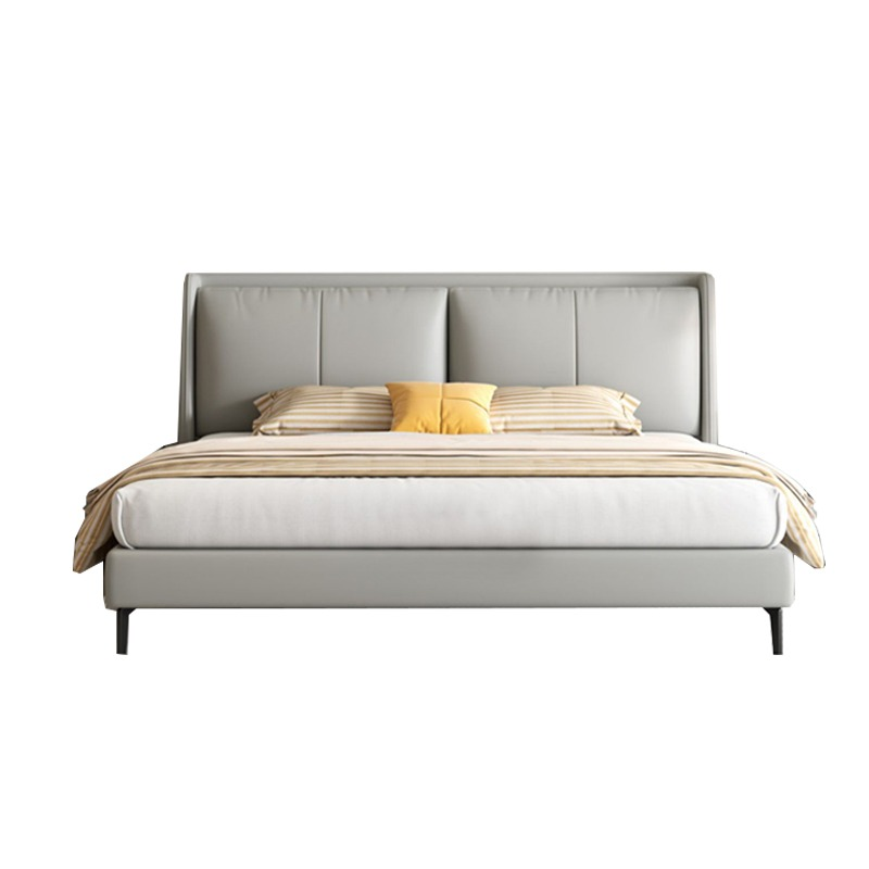pm-Modern Luxury Caramel Leath - Gas Lift Storage Bed Hydraulic avis et prix