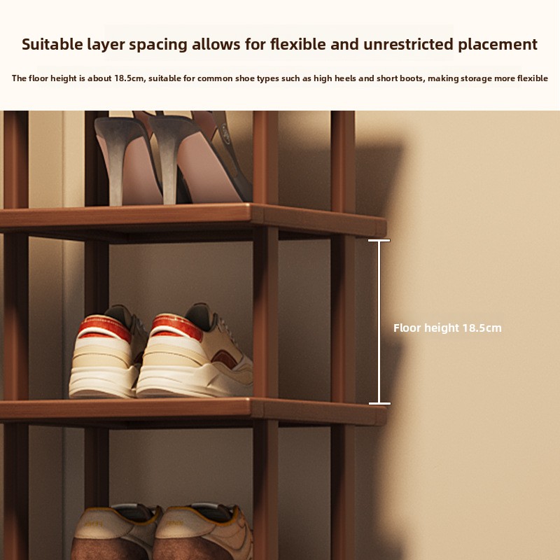 Meuble à chaussures moderne po - Shoe Rack Cabinet Narrow Entryway avis et prix