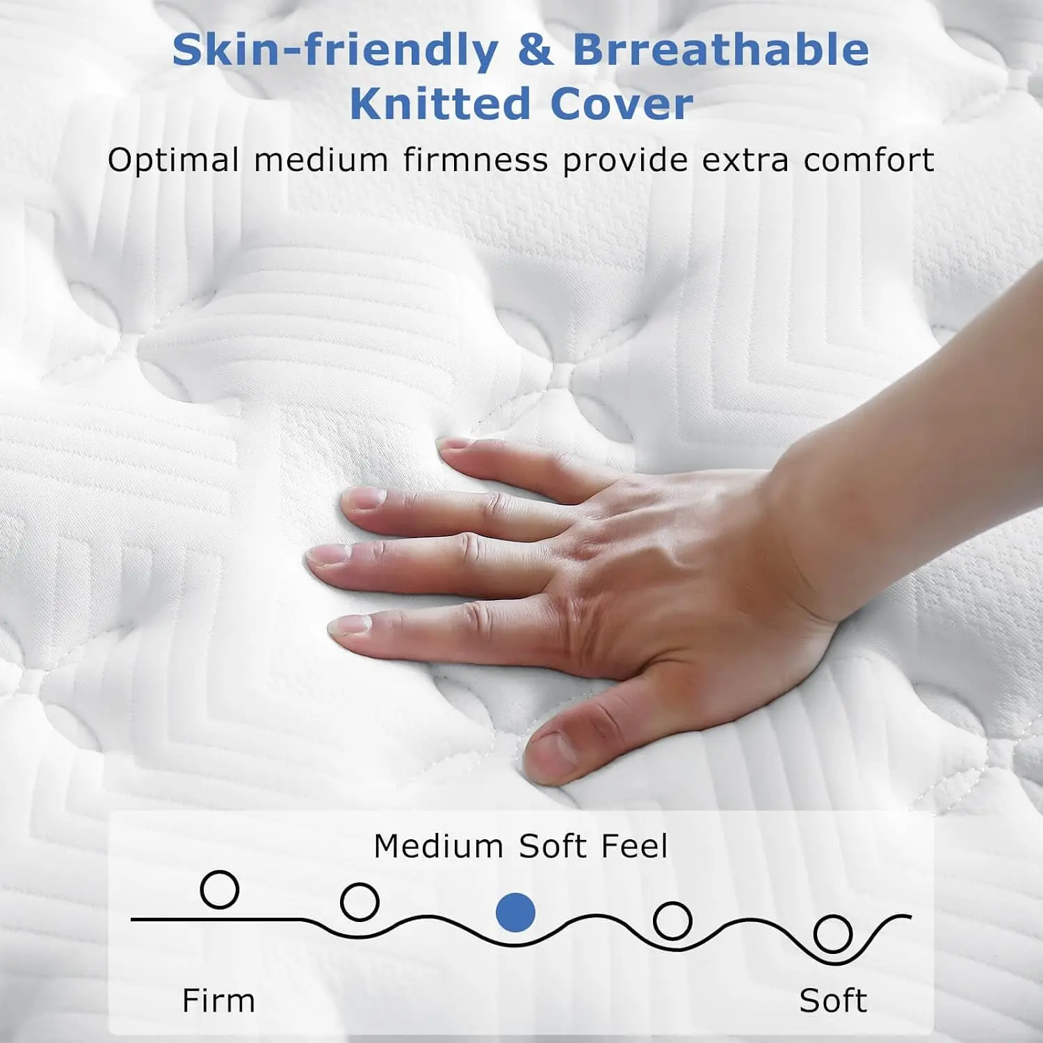 Matelas Queen, hybride moyenne - Memory Foam Mattress In A Box Queen avis et prix