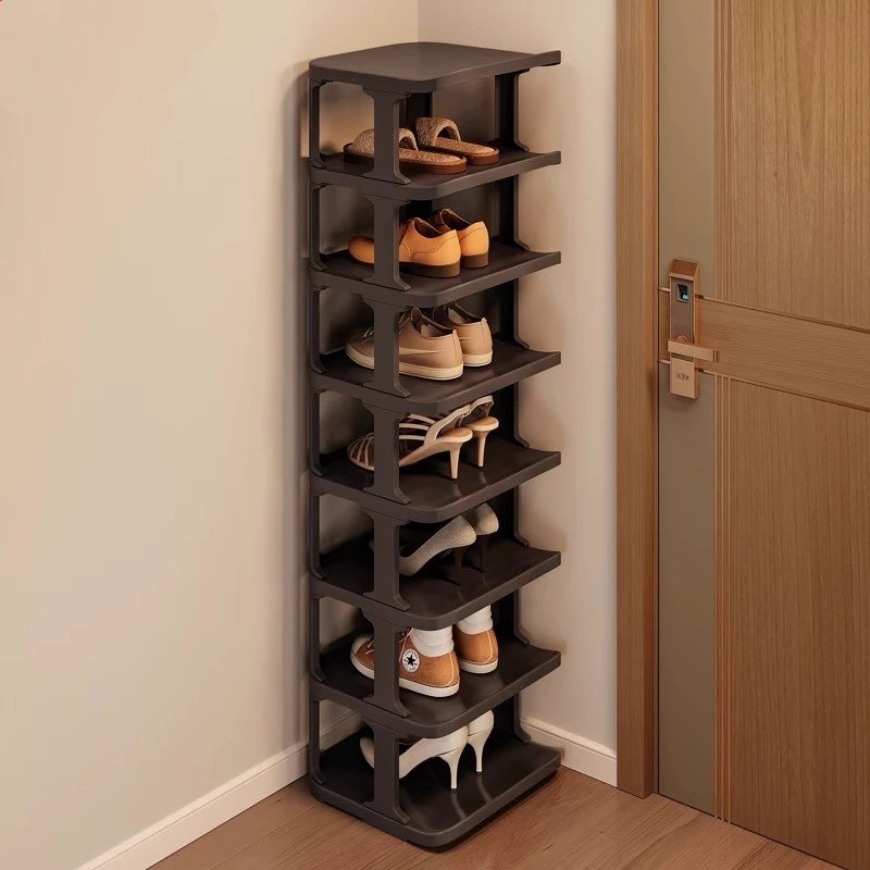 Meuble à chaussures vertical m - Shoe Rack Cabinet Narrow Entryway avis et prix
