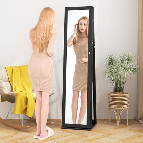 Armoire à bijoux avec miroir d - Full Length Mirror Jewelry Armoire avis et prix
