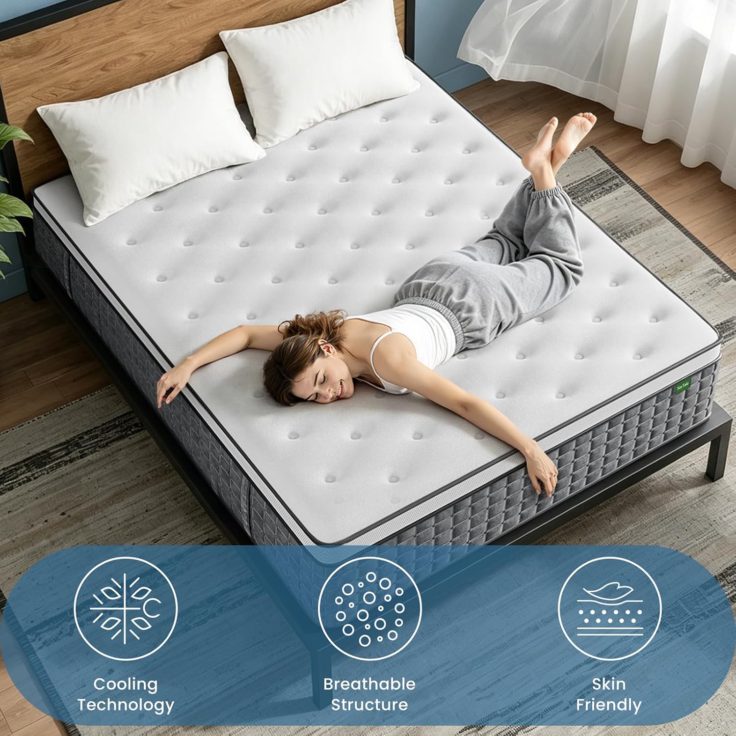 Matelas Queen, matelas hybride - Memory Foam Mattress In A Box Queen avis et prix