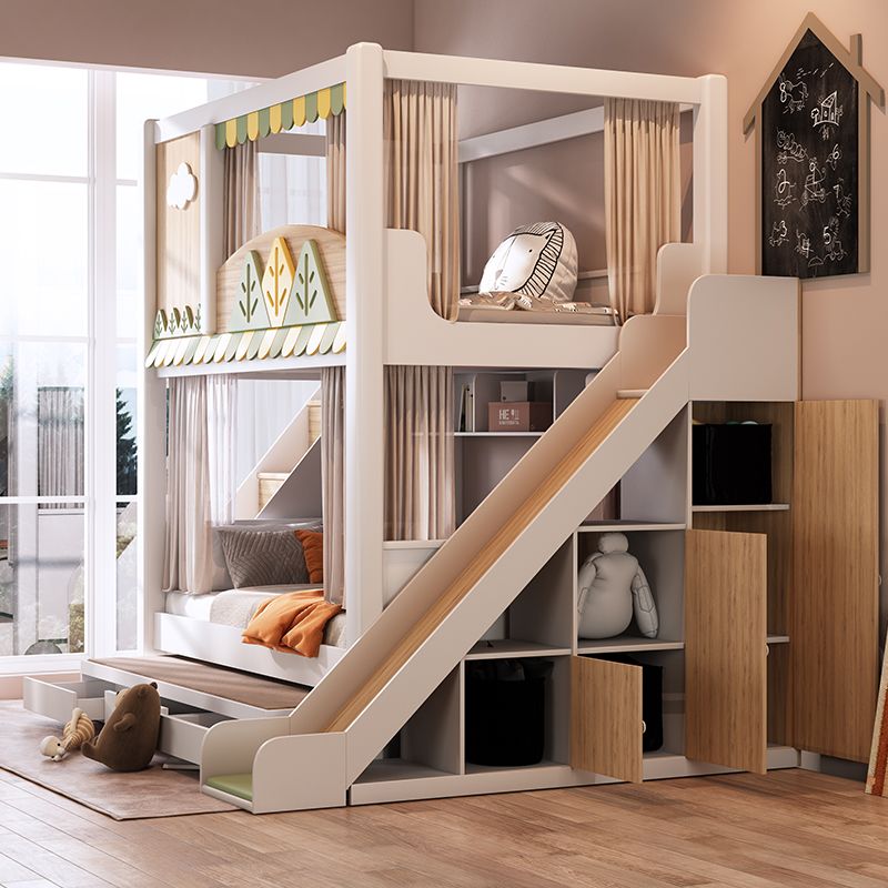 Lit superposé pour enfants sur - Bunk Bed With Stairs And Slide avis et prix