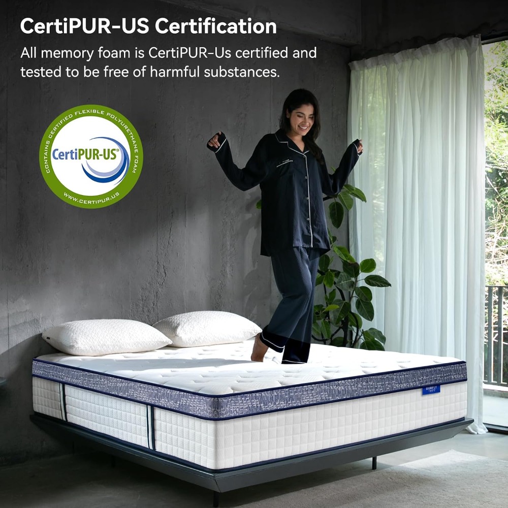 Matelas Queen, matelas hybride - Memory Foam Mattress In A Box Queen avis et prix