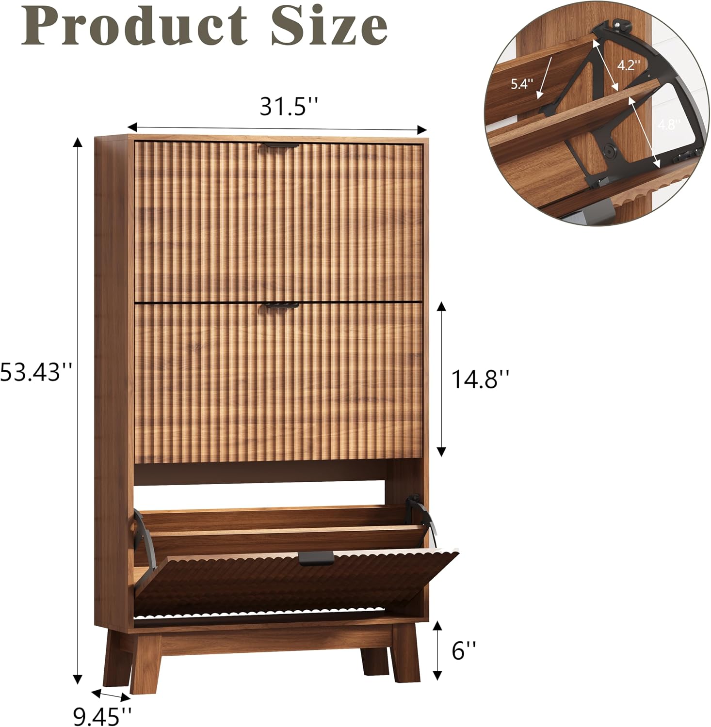 Meuble à chaussures d'entrée a - Shoe Rack Cabinet Narrow Entryway avis et prix